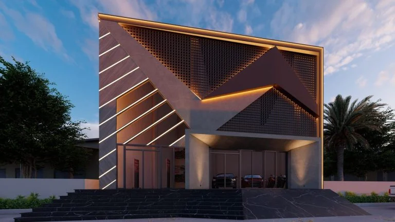 Corporate HQ Lobby, Multan by Space Walk Design Studio